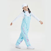Kid's High Experience Extreme Mountain Outdoor Ski Pants Snow Bibs